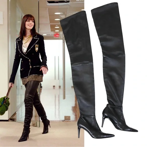 Chanel Iconic Over-the-Knee Boots 2005– As Seen in The Devil Wears Prada - Picture 1 of 11